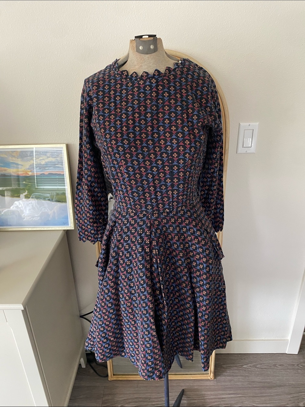 Vintage 1950s L’Aiglon Fit and Flare Dress